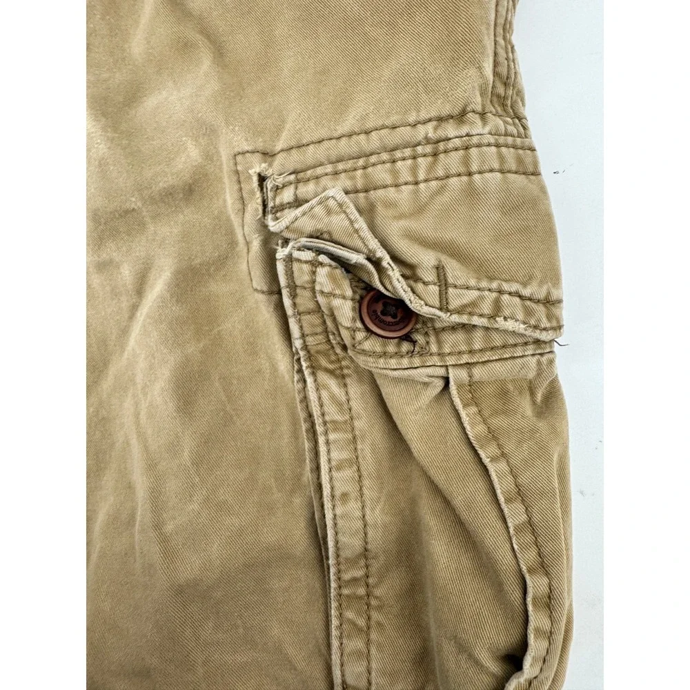 Vintage Abercrombie Cargo Shorts Size‎ 16 30x8 Cotton Utility Y2k heavy